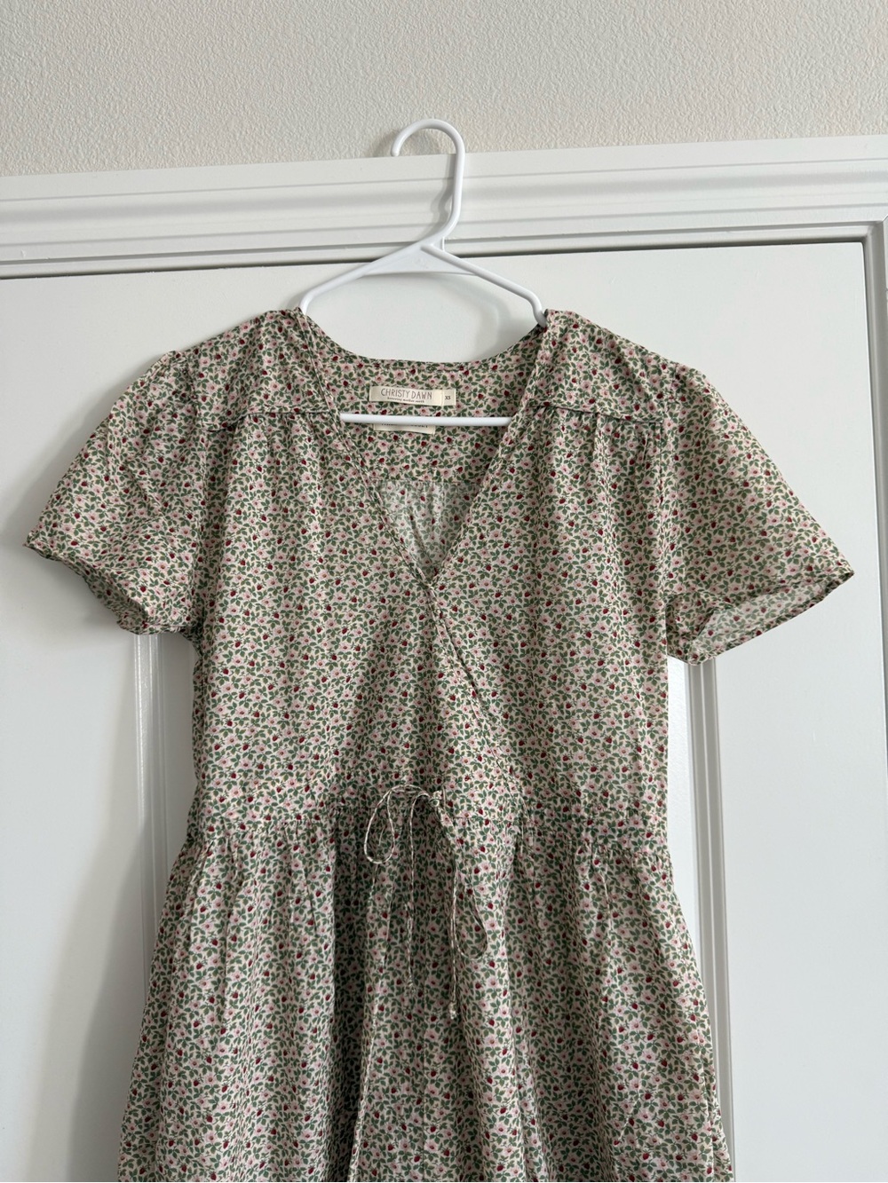 Christy Dawn Creme Strawberry Dawn Dress XS